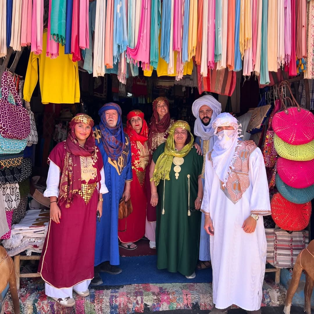 Encuentro local durante el viaje por el sur de Marruecos