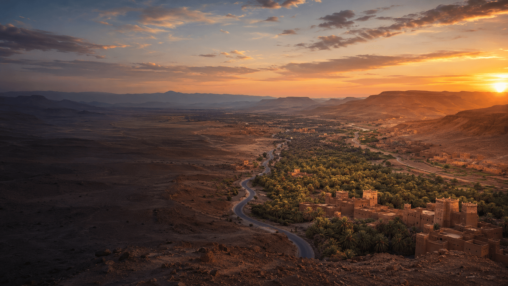 Merzouga – Alnif – Valle del Draa – Marrakech